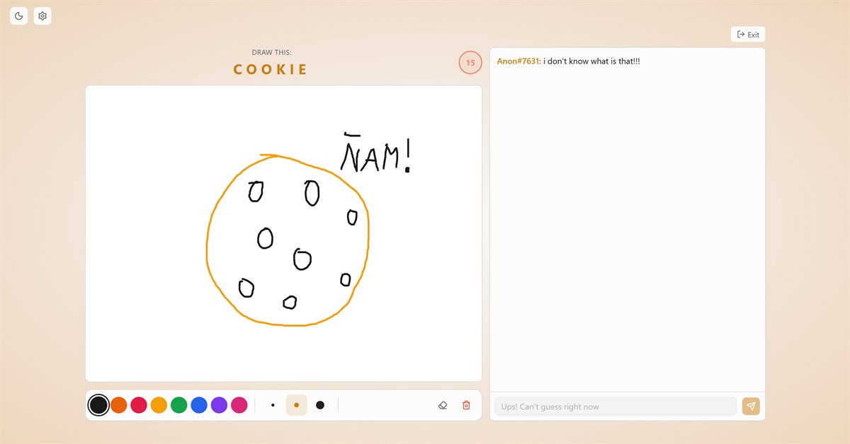 Screenshot of Noob Draw